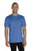 Jerzees 88MR Mens Vintage Snow Short Sleeve Crewneck T-Shirt Heather Royal Blue Front