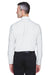 UltraClub 8970 Mens Classic Oxford Wrinkle Resistant Long Sleeve Button Down Shirt w/ Pocket White Back