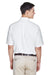 UltraClub 8972 Mens Classic Oxford Wrinkle Resistant Short Sleeve Button Down Shirt w/ Pocket White Back