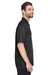 UltraClub 8980 Mens Cabana Breeze Short Sleeve Button Down Camp Shirt w/ Pocket Black Side