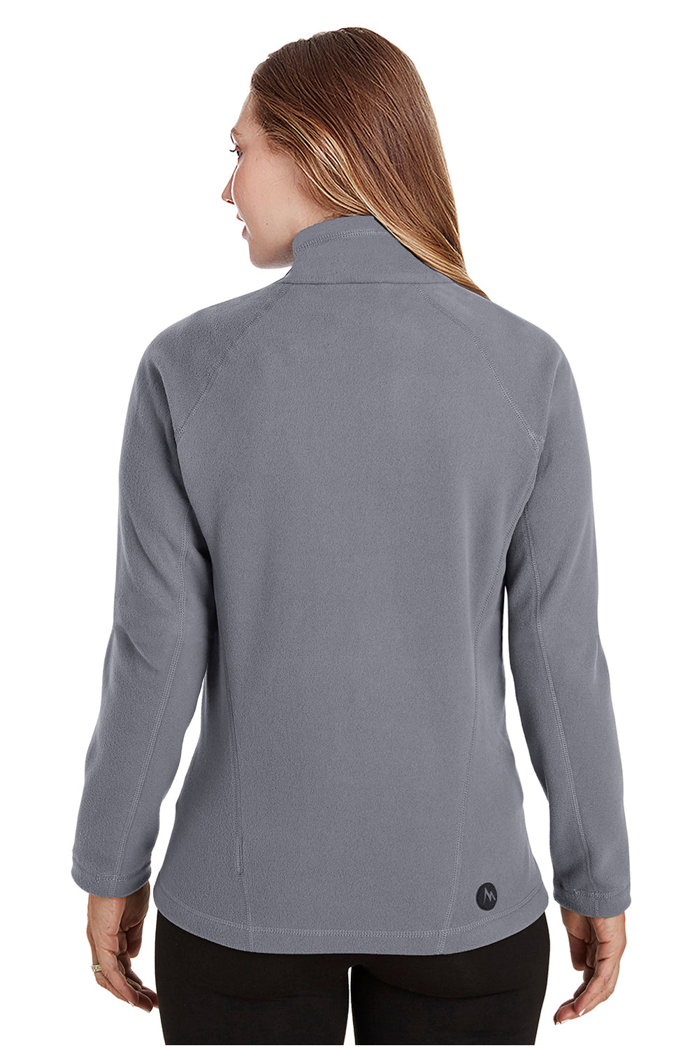 Marmot 901078 Womens Rocklin Fleece Full Zip Jacket Steel Grey Back
