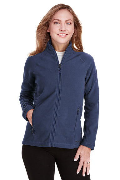 Marmot 901078 Womens Rocklin Fleece Full Zip Jacket Navy Blue Front