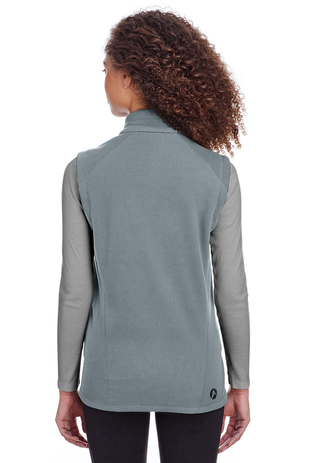 Marmot 901080 Womens Rocklin Fleece Full Zip Vest Steel Grey Back