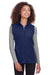 Marmot 901080 Womens Rocklin Fleece Full Zip Vest Navy Blue Front