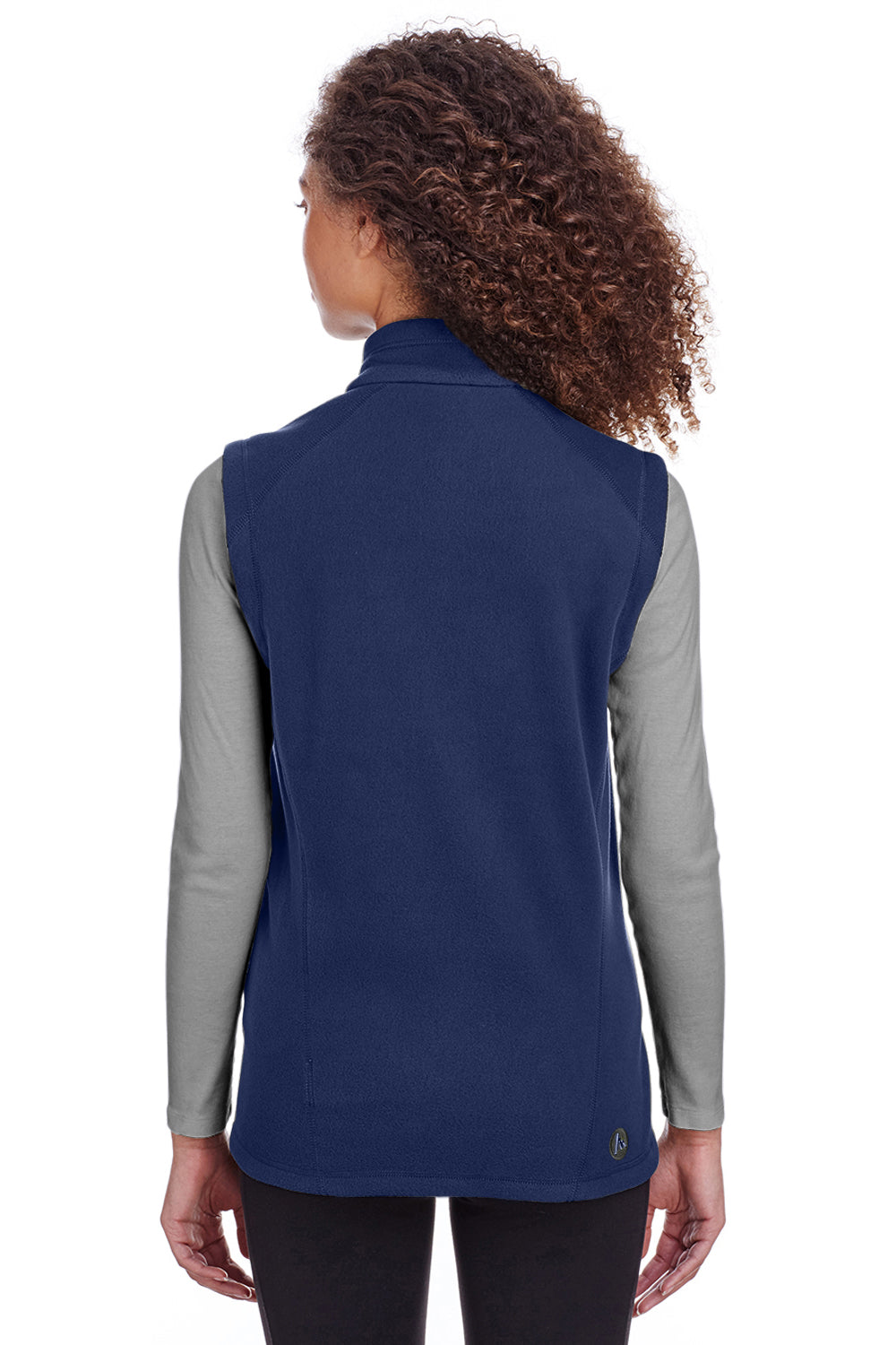 Marmot 901080 Womens Rocklin Fleece Full Zip Vest Navy Blue Back