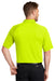 CornerStone CS420 Mens Select Tactical Moisture Wicking Short Sleeve Polo Shirt Safety Yellow Back