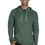 Jerzees Mens Vintage Snow French Terry Hooded Sweatshirt Hoodie - Heather Forest Green