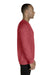 Jerzees 91MR Mens Vintage Snow French Terry Crewneck Sweatshirt Heather Red Side
