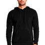 Next Level Mens French Terry Fleece Hooded Sweatshirt Hoodie - Black