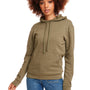 Next Level Mens Malibu Hooded Sweatshirt Hoodie - Heather Military Green