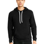 Next Level Mens Fleece Hooded Sweatshirt Hoodie - Black