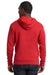 Next Level 9303 Fleece Hooded Sweatshirt Hoodie Red Back