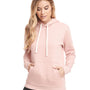 Next Level Mens Fleece Hooded Sweatshirt Hoodie - Desert Pink