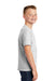 Port & Company PC455Y Youth Fan Favorite Short Sleeve Crewneck T-Shirt Ash Grey Side