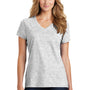 Port & Company Womens Fan Favorite Short Sleeve V-Neck T-Shirt - Ash Grey - Closeout