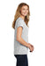 Port & Company LPC455V Womens Fan Favorite Short Sleeve V-Neck T-Shirt Ash Grey Side