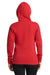 Next Level 9602 Fleece Full Zip Hooded Sweatshirt Hoodie Red Back