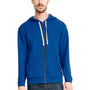 Next Level Mens Fleece Full Zip Hooded Sweatshirt Hoodie - Royal Blue