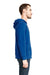 Next Level 9602 Mens Fleece Full Zip Hooded Sweatshirt Hoodie Royal Blue Side