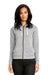 Next Level 9603 Womens PCH Fleece Full Zip Hooded Sweatshirt Hoodie Heather Grey Front