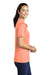 Sport-Tek Womens Short Sleeve Polo Shirt Soft Coral Orange Side