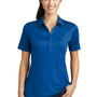 Sport-Tek Womens Moisture Wicking Short Sleeve Polo Shirt - True Royal Blue