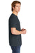 Comfort Colors 1717/C1717 Mens Short Sleeve Crewneck T-Shirt Denim Blue Side