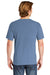 Comfort Colors 1717/C1717 Mens Short Sleeve Crewneck T-Shirt Washed Denim Blue Back