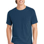 Comfort Colors Mens Short Sleeve Crewneck T-Shirt w/ Pocket - China Blue