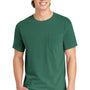 Comfort Colors Mens Short Sleeve Crewneck T-Shirt w/ Pocket - Light Green