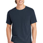 Comfort Colors Mens Short Sleeve Crewneck T-Shirt w/ Pocket - Midnight Blue
