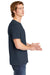 Comfort Colors 6030/6030CC Mens Short Sleeve Crewneck T-Shirt w/ Pocket Midnight Blue Side