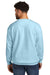 Comfort Colors 1566 Mens Crewneck Sweatshirt Chambray Blue Back