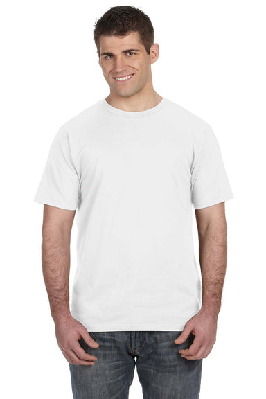 Anvil 980 Mens Short Sleeve Crewneck T-Shirt White Front