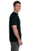 Anvil 980 Mens Short Sleeve Crewneck T-Shirt Black Side