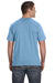 Anvil 980 Mens Short Sleeve Crewneck T-Shirt Light Blue Back
