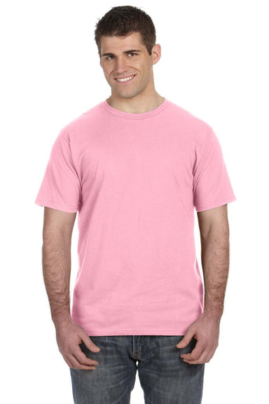Anvil 980 Mens Short Sleeve Crewneck T-Shirt Charity Pink Front