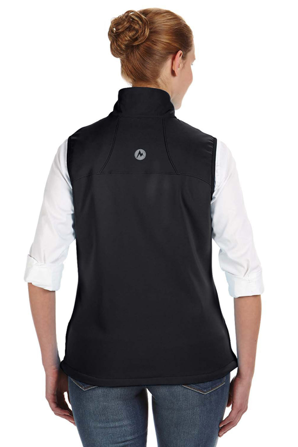 Marmot 98220 Womens Tempo Water Resistant Full Zip Vest Black Back