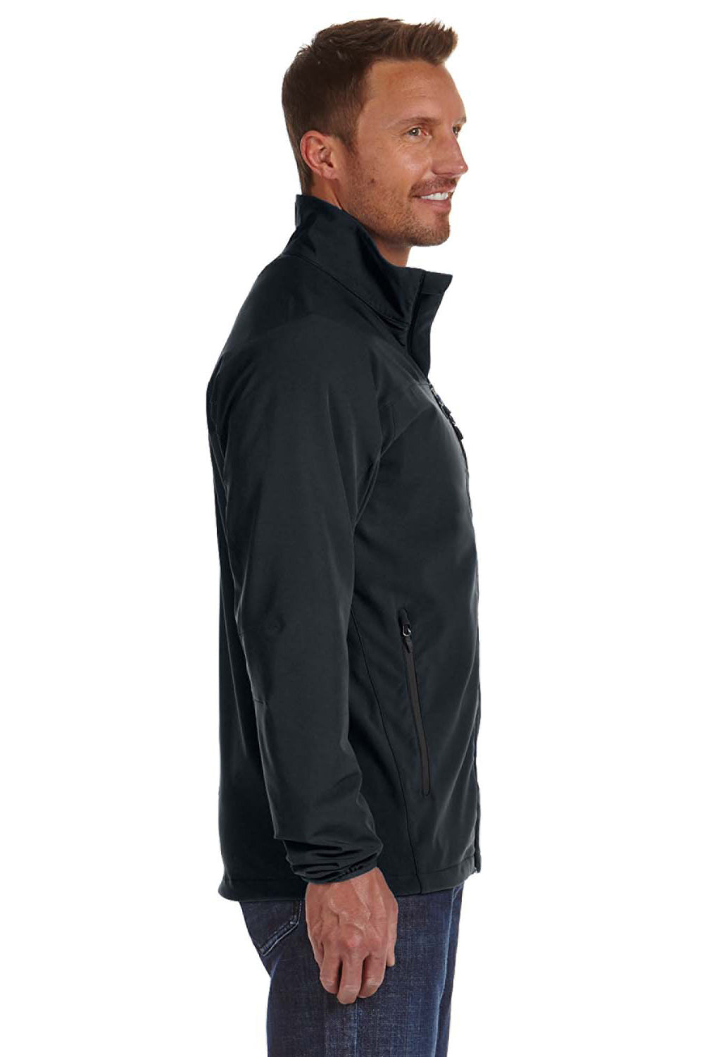 Marmot 98260 Mens Tempo Water Resistant Full Zip Jacket Black Side