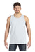 Anvil 986 Mens Tank Top White Front