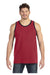 Anvil 986 Mens Tank Top Independence Red/Navy Blue Front