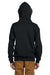 Jerzees 993B Youth NuBlend Fleece Full Zip Hooded Sweatshirt Hoodie Black Back