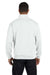 Jerzees 995M Mens NuBlend Fleece 1/4 Zip Sweatshirt White Back