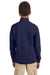 Jerzees 995Y Youth NuBlend Fleece 1/4 Zip Sweatshirt Navy Blue Back