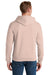 Jerzees 996M/996/996MR Mens NuBlend Fleece Hooded Sweatshirt Hoodie Blush Pink Back