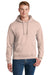 Jerzees 996M/996/996MR Mens NuBlend Fleece Hooded Sweatshirt Hoodie Blush Pink Front