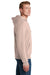 Jerzees 996M/996/996MR Mens NuBlend Fleece Hooded Sweatshirt Hoodie Blush Pink Side