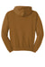 Jerzees 996M/996/996MR Mens NuBlend Fleece Hooded Sweatshirt Hoodie Golden Pecan Brown Flat Back