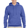 Jerzees Mens NuBlend Pill Resistant Fleece Hooded Sweatshirt Hoodie - Periwinkle Blue