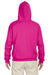 Jerzees 996 Mens NuBlend Fleece Hooded Sweatshirt Hoodie Cyber Pink Back